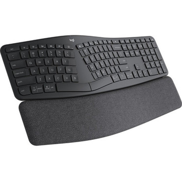 Logitech ERGO K860 Split Ergonomic Keyboard - Wireless Connectivity - Bluetooth - 3281 ft 10000 mm - Windows Mac OS Chrome OS - 920-010175