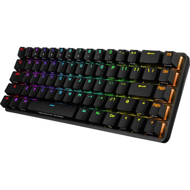 Asus ROG Falchion NX Gaming Keyboard - WiredWireless Connectivity - RF - 240 GHz - USB 20 Type A Interface - RGB LED - PC - - Gray M601 ROG FALCHION NXNXBLUS