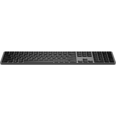 HP 975 Dual-Mode Wireless Keyboard - Wireless Connectivity - Bluetooth - 240 GHz - Notebook - PC Mac - Black 3Z726AAABA