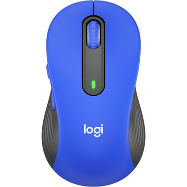 Logitech Signature M650 L Mouse - Optical - Wireless - BluetoothRadio Frequency - Blue - USB - 2000 dpi - Scroll Wheel - 5 Buttons 910-006232