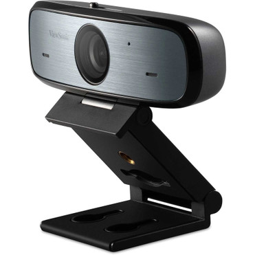 ViewSonic VB-CAM-002 Video Conferencing Camera - 30 fps - Black, Silver - Micro USB - 1920 x 1080 Video - 90&deg; Angle - Microphone (Fleet Network)