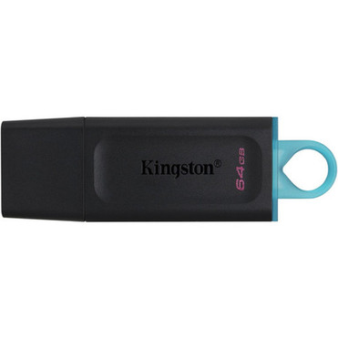 Kingston DataTraveler Exodia 64GB USB 32 Gen 1 Flash Drive - 64 GB - USB 32 Gen 1 - Black Teal - 5 Year Warranty DTX64GB