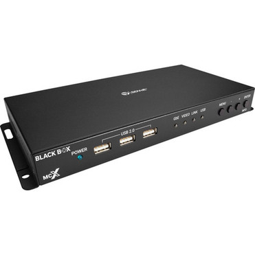 Black Box MCX G2 HDMI Decoder - 4K60 Fiber - Functions Video Decoding Video Switcher - 4096 x 2160 - Network RJ-45 - USB - Audio MCXG2DF01