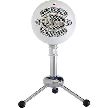 Blue Snowball Wired Condenser Microphone - 40 Hz to 18 kHz - Cardioid, Omni-directional - Stand Mountable - USB (Fleet Network)