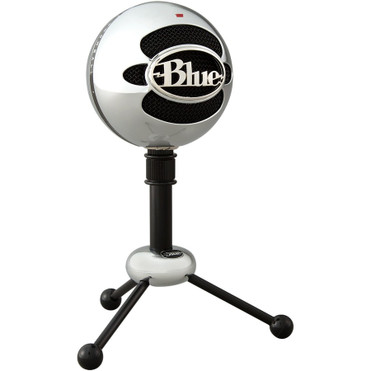 Blue Snowball Wired Condenser Microphone - 40 Hz to 18 kHz - Cardioid, Omni-directional - Stand Mountable - USB (Fleet Network)