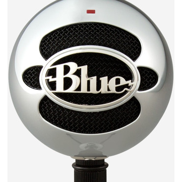 Blue Snowball Wired Condenser Microphone - 40 Hz to 18 kHz - Cardioid, Omni-directional - Stand Mountable - USB (988-000068)