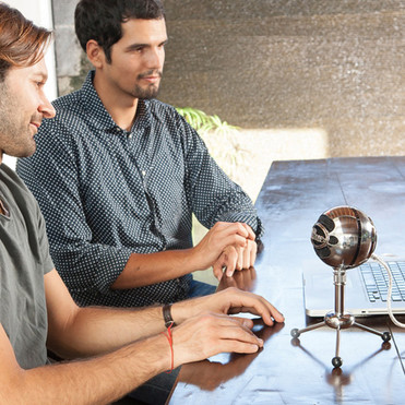 Blue Snowball Wired Condenser Microphone - 40 Hz to 18 kHz - Cardioid, Omni-directional - Stand Mountable - USB (988-000068)