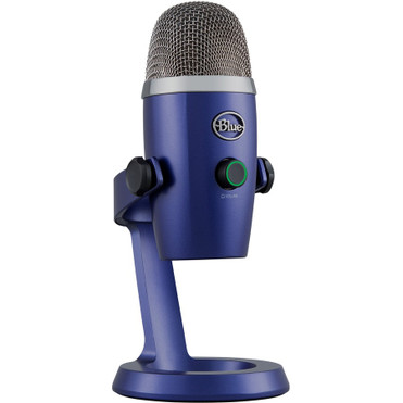 Blue Yeti Nano Wired Condenser Microphone - 20 Hz to 20 kHz - Cardioid, Omni-directional - Stand Mountable, Desktop - USB (Fleet Network)