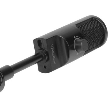 Aluratek AUVM01F Wired Condenser Microphone - 20 Hz to 20 kHz - Uni-directional, Omni-directional, Bi-directional - Stand Mountable - (AUVM01F)