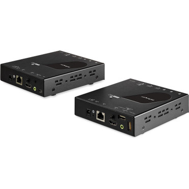 StarTech.com HDMI KVM Extender over IP Network - 4K 30Hz HDMI and USB over IP LAN or Cat5e/Cat6 Ethernet (100m/330ft) - Remote KVM - & (Fleet Network)