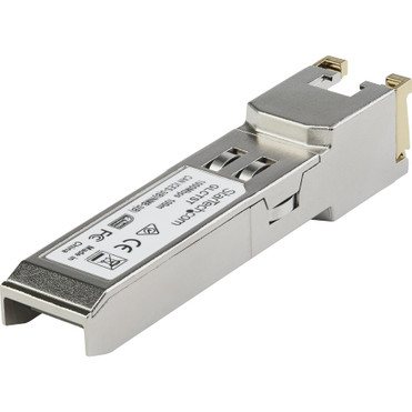 StarTech.com Juniper SFP-1GE-T Compatible SFP Module - 1000BASE-T - 1GE Gigabit Ethernet SFP to RJ45 Cat6/Cat5e Transceiver - 100m - - (SFP1GETST)
