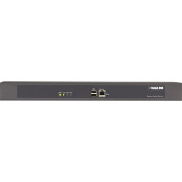 Black Box LES1500 Device Server - Twisted Pair - 2 x Network (RJ-45) - 2 x USB - 32 x Serial Port - 10/100/1000Base-T - Gigabit - Port (Fleet Network)