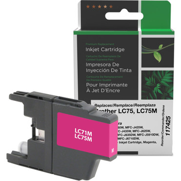 Clover Technologies Remanufactured Ink Cartridge - Alternative for Brother - Magenta - Inkjet - High Yield - 600 Pages - 1 Each (117425) 117425 Toner Cartridges physical Clover Technologies Fleet Network Canada