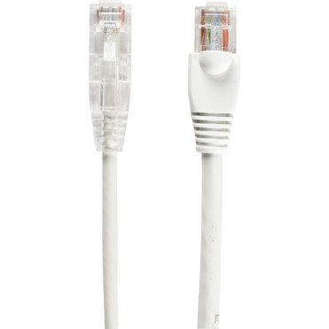 Black Box Slim-Net Cat.6a UTP Patch Network Cable - 10 ft Category 6a Network Cable for Patch Panel, Wallplate, Network Device - First (C6APC28-WH-10) Black Box Slim-Net Cat.6a UTP Patch Network Cable - 10 ft Category 6a Network Cable for Patch Panel, Wallplate, Network Device - First (C6APC28-WH-10)