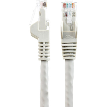 StarTech.com 3m(10ft) CAT6 Ethernet Cable, LSZH (Low Smoke Zero Halogen) 10 GbE Snagless 100W PoE UTP RJ45 Gray Network Patch Cord, - (N6LPATCH10GR)