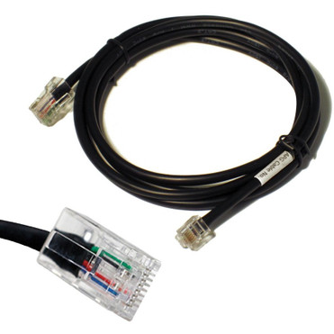 apg Printer Interface Cable | CD-102A Cable for Cash Drawer to Printer | 1 x RJ-12 Male - 1 x RJ-45 Male | Connects to EPSON and Star (Fleet Network)