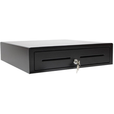 apg Genesis Cash Drawer - USD 5 Bill - 5 Coin - Black - 4.30" (109.22 mm) Height x 16.20" (411.48 mm) Width x 16.30" (414.02 mm) Depth (Fleet Network)
