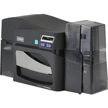 HID DTC4500E Double Sided Desktop Dye SublimationThermal Transfer Printer - Monochrome - Card Print - Ethernet - USB - 211 Print - 55408