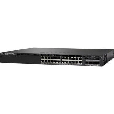 Cisco Catalyst 3650-24T Ethernet Switch - 24 Ports - Manageable - 10 Gigabit Ethernet Gigabit Ethernet - 101001000Base-T 10GBase-X WS-C3650-24TD-L-RF
