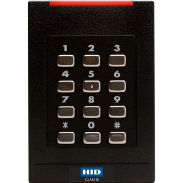 HID iCLASS SE RK40 Smart Card Reader - Contactless - Cable - 550 13970 mm Operating Range - Wiegand - Black 921NWNTEK00324