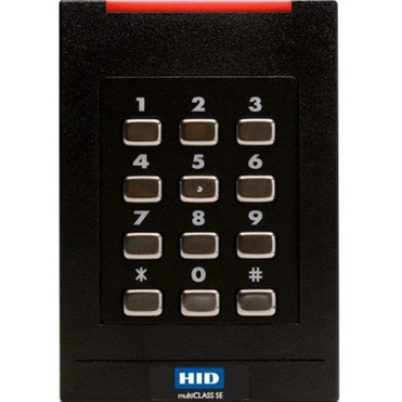 HID Contactless Smart Card Reader - Wall Switch Keypad - Contactless - Cable - Wiegand - Wall Mountable 921PMNNEKEA0CK