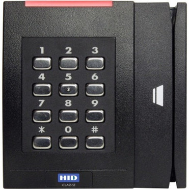 HID iCLASS SE RMK40 Card ReaderKeypad Access Device - Door - Proximity Key Code - Wiegand - Wall Mountable 925PTCNEK000NW