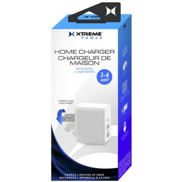 Xtreme Cables 24 Amp Home Charger - 5 V DC240 A Output XHC8-1011-WHT