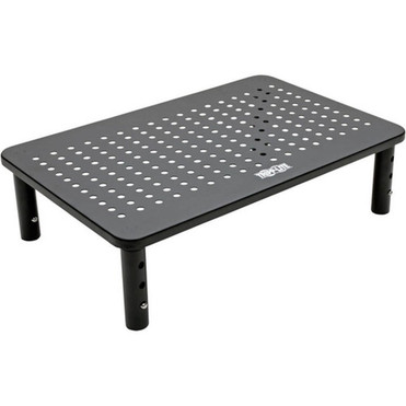 Tripp Lite Monitor Riser for Desk 14 x 9 in - Height Adjustable Metal Black - 20 kg Load Capacity - 1551 39395 mm Height x x MR1411M