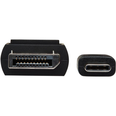 Tripp Lite U444-003-DP-BE USB-C to DisplayPort Adapter MM Black 3 ft - 3 ft DisplayPortThunderbolt 3 AV Cable for Smartphone - U444-003-DP-BE