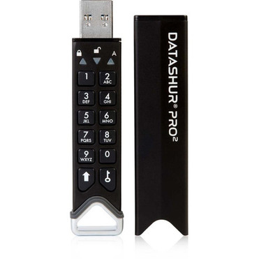 iStorage datAshur PRO2 256 GB  Secure Flash Drive  FIPS 140-2 Level 3 Certified  Password protected  DustWater-Resistant  - 256 IS-FL-DP2-256-256