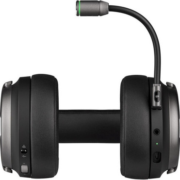 Corsair VIRTUOSO RGB Wireless SE High-Fidelity Gaming Headset - Gunmetal - Stereo - Mini-phone 35mm - WiredWireless - 60 ft - 32 - CA-9011180-NA