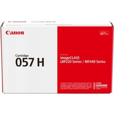 Canon 057H Original High Yield Laser Toner Cartridge - Black - 1 Pack - 10000 Pages 3010C001