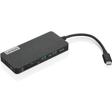 Lenovo USB-C 7-in-1 Hub - for Notebook - 15 W - USB Type C - 4 x USB Ports - 1 x USB 20 - 2 x USB 30 - USB Type-C - HDMI - Wired 4X90V55523