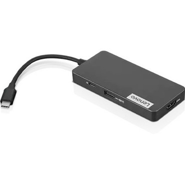 Lenovo USB-C 7-in-1 Hub - for Notebook - 15 W - USB Type C - 4 x USB Ports - 1 x USB 20 - 2 x USB 30 - USB Type-C - HDMI - Wired 4X90V55523