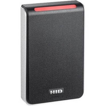 HID Signo 40 Card Reader Access Device - Black Silver Door - Proximity - 394 100 mm Operating Range - Bluetooth - Serial - - 12 V 40TKS-02-0002BL