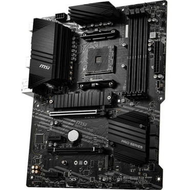 MSI B550-A PRO Desktop Motherboard - AMD B550 Chipset - Socket AM4 - ATX - 128 GB DDR4 SDRAM Maximum RAM - DIMM UDIMM - 4 x Memory - B550APRO
