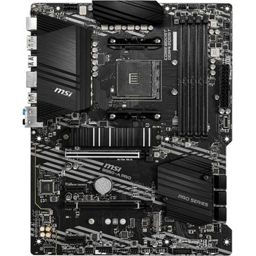 MSI B550-A PRO Desktop Motherboard - AMD B550 Chipset - Socket AM4 - ATX - 128 GB DDR4 SDRAM Maximum RAM - DIMM UDIMM - 4 x Memory - B550APRO
