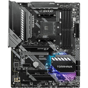 MSI MAG B550 TOMAHAWK Desktop Motherboard - AMD B550 Chipset - Socket AM4 - ATX - 128 GB DDR4 SDRAM Maximum RAM - DIMM UDIMM - 4 x - B550TMHWK