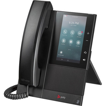 Poly CCX 500 IP Phone - Corded - Corded - Bluetooth - Desktop Wall Mountable - VoIP - 2 x Network RJ-45 - PoE Ports 2200-49720-025