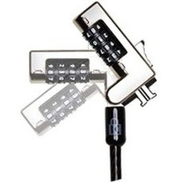 Kensington Slim Combination Lock for Standard Slot-Serialized 25-pack - Resettable - 4-digit - Combination Lock - Carbon Steel - For K60602WW