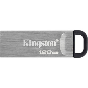 Kingston DataTraveler Kyson 128GB USB 32 Gen 1 Type A Flash Drive - 128 GB - USB 32 Gen 1 Type A - 200 MBs Read Speed - 60 MBs DTKN128GB