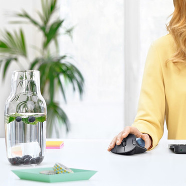 Logitech ERGO M575 Wireless Trackball - Optical - Bluetooth - 240 GHz - Off White - USB - 2000 dpi - Scroll Wheel - 5 Buttons 910-005868