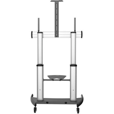 StarTechcom Mobile TV Stand Heavy Duty Universal TV Cart for 60-100 inch Display 100kg220lb Height Adjustable Rolling TV Floor - STNDMTV100