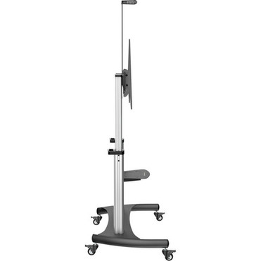 StarTechcom Mobile TV Stand Heavy Duty Universal TV Cart for 60-100 inch Display 100kg220lb Height Adjustable Rolling TV Floor - STNDMTV100