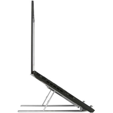Targus Portable Ergonomic LaptopTablet Stand - Up to 156 Screen Support - Portable - Aluminum - Silver AWE810GL