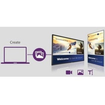 Philips Signage Solutions D-Line Display - 425 LCD - ARM Cortex A73 - 3 GB DDR SDRAM - 3840 x 2160 - 500 cdm178 - 2160p - HDMI - 43BDL4550D00