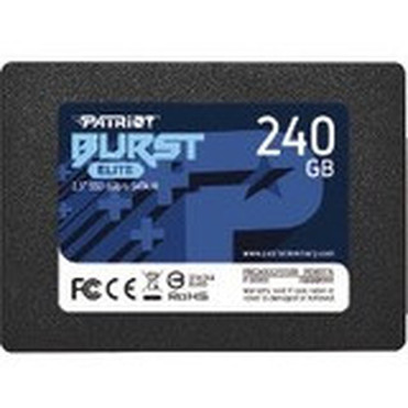 Patriot Memory Burst Elite 240 GB Solid State Drive - 25 Internal - SATA SATA600 - Desktop PC Notebook Device Supported - 160 TB PBE240GS25SSDR