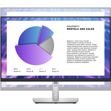 Dell P2222H 215 Full HD LCD Monitor - 169 - Black Silver - 22 55880 mm Class - In-plane Switching IPS Technology - WLED - x DELL-P2222H