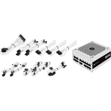 Corsair RM White Series RM750 - 750 Watt 80 PLUS Gold Fully Modular ATX PSU - ATX - 120 V AC 230 V AC Input - 33 V DC  20 A 5 V DC CP-9020231-NA