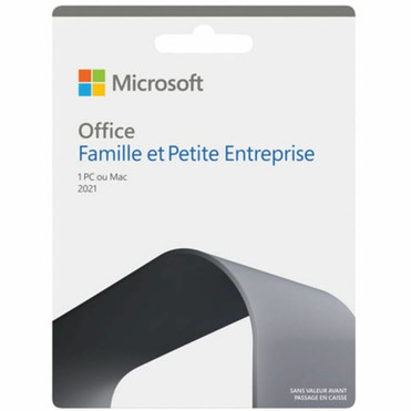 Microsoft Office 2021 Home  Business - Box Pack - 1 PCMac - Medialess - French - PC Intel-based Mac T5D-03525
